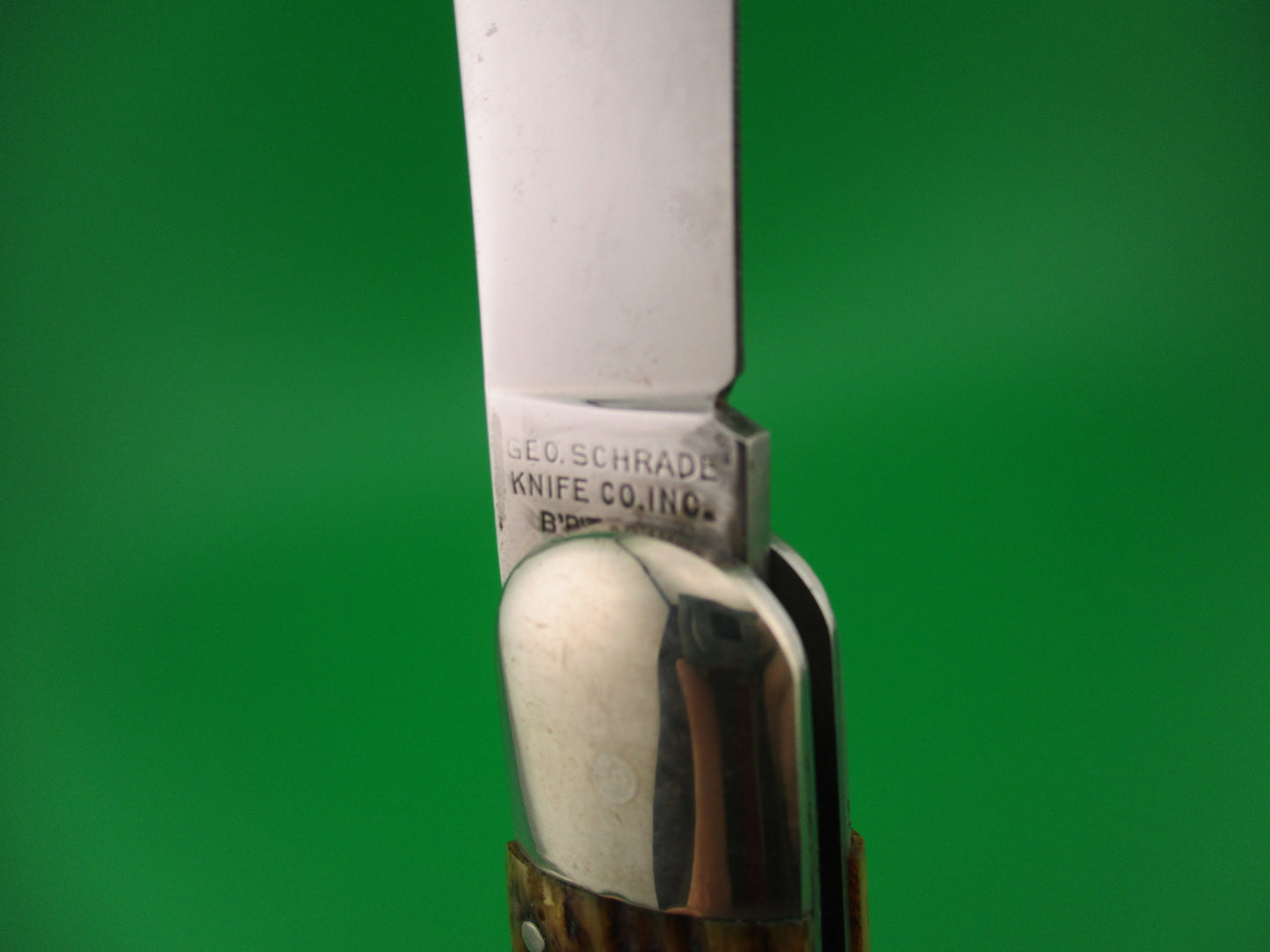 PRESTO M2 Bone WWII vintage Paratrooper automatic knife Near Mint!