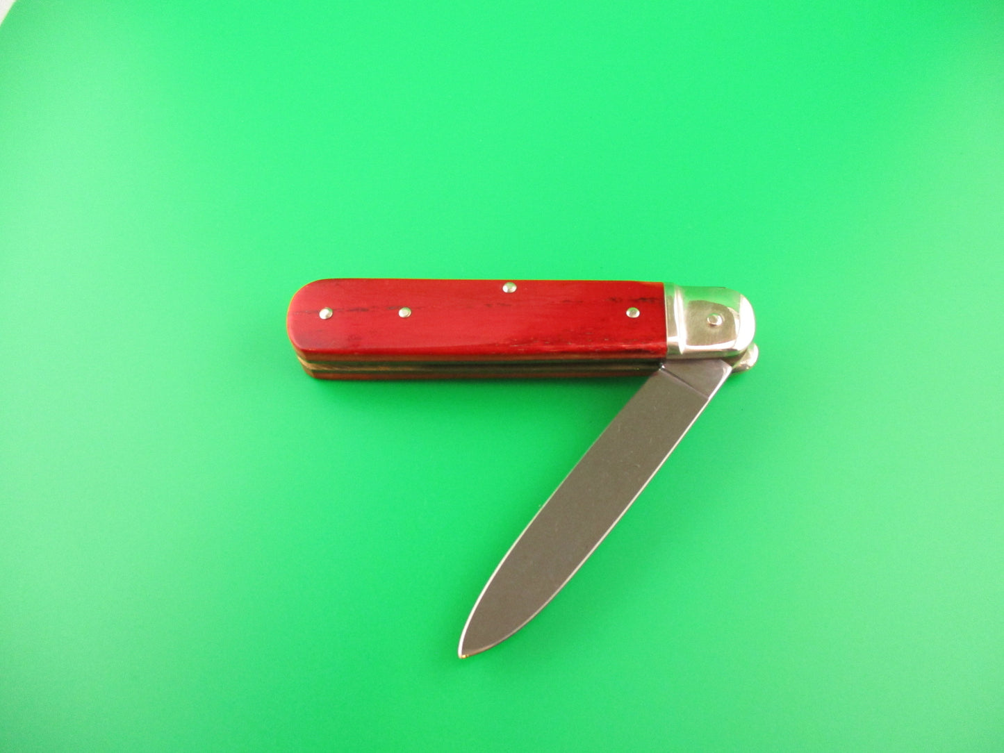 z BOKER TREE BRAND CLASSIC 712 11cm German Lever automatic knife Red bone