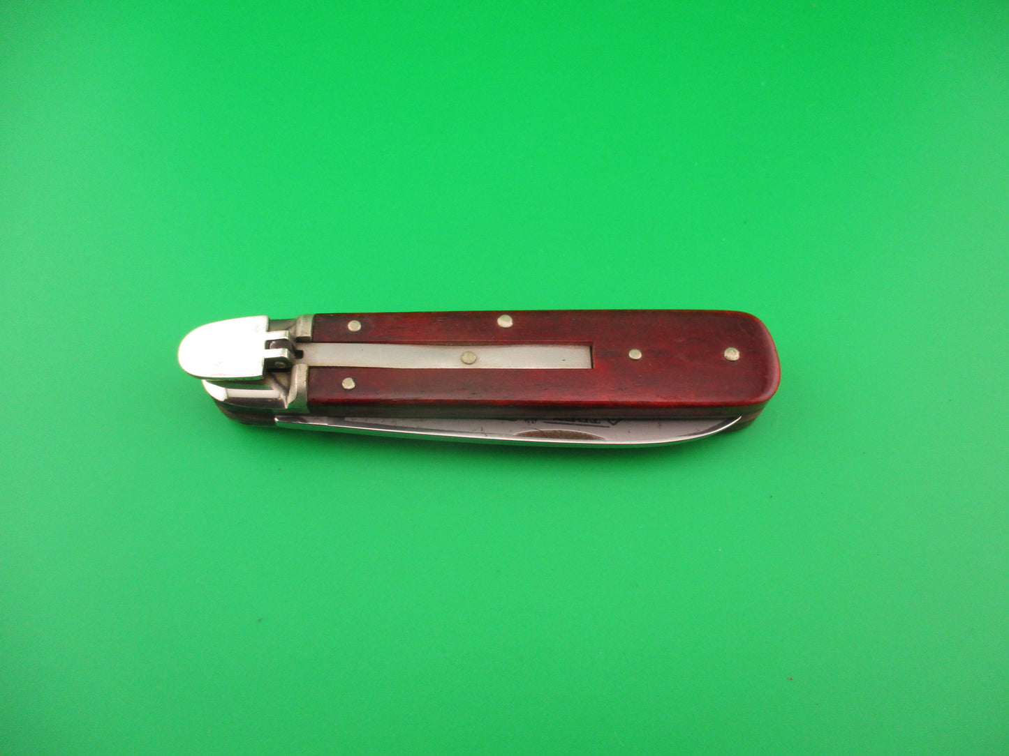BOKER TREE BRAND CLASSIC 712 11cm German Lever automatic knife Red bone