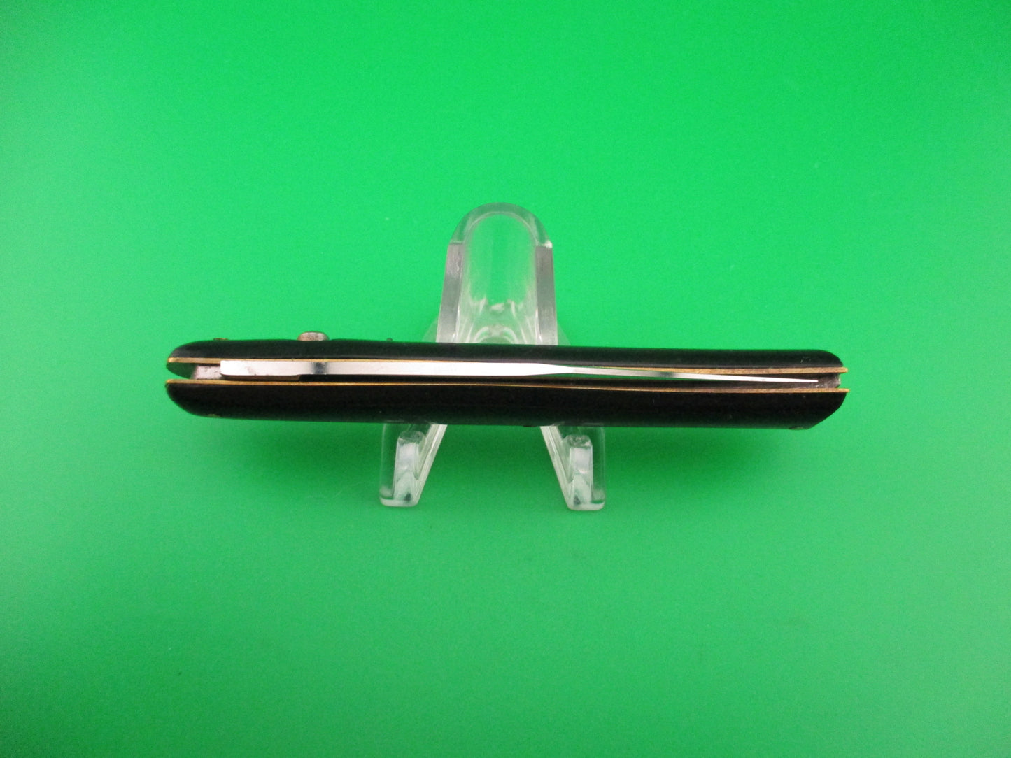 Bonsa SOLINGEN GERMANY Fishtail Black like PRESTO Vintage automatic knife