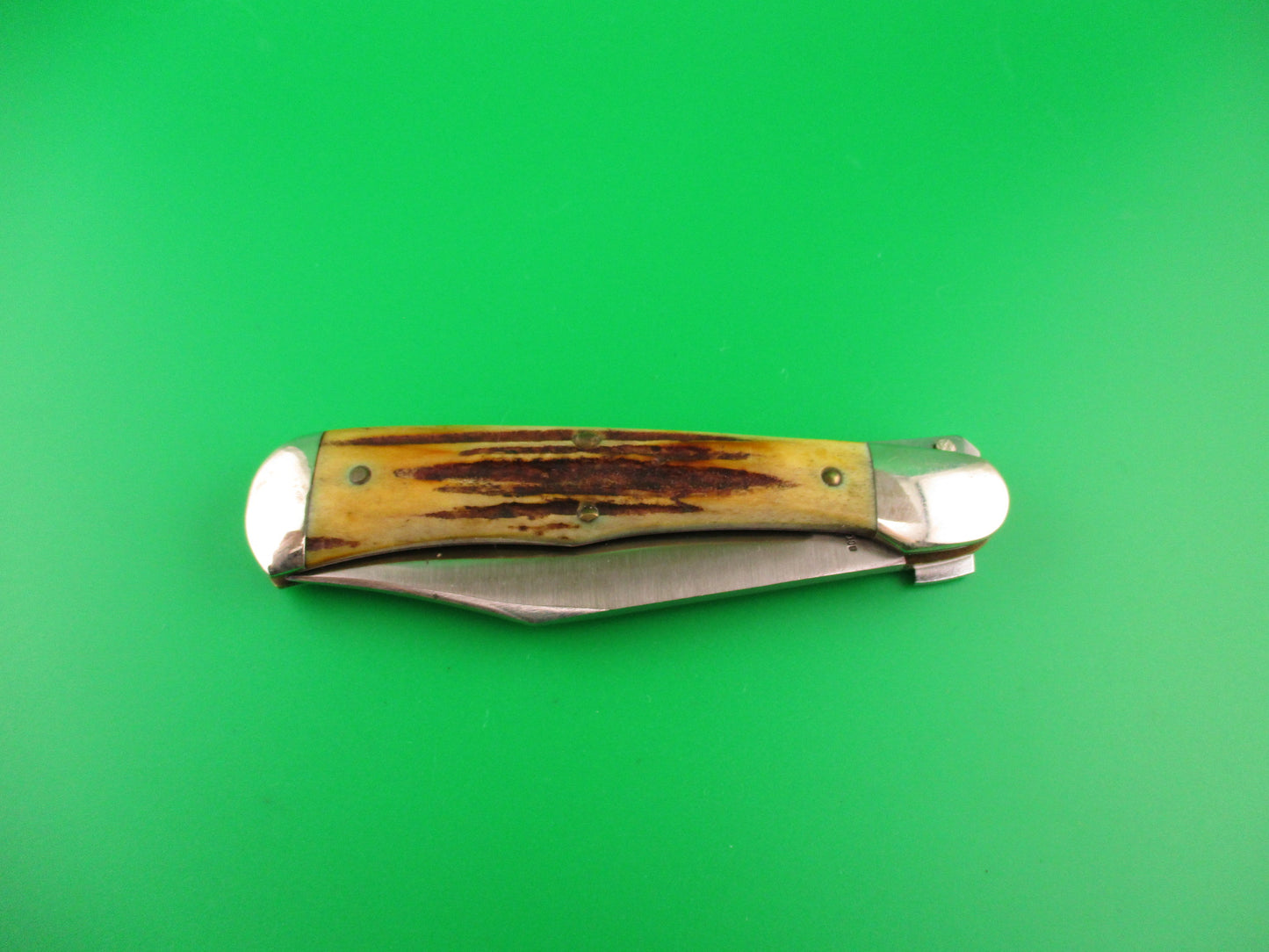 Aerial AC MFG Co Marinette, WIS Stag Lever K112 switchblade knife