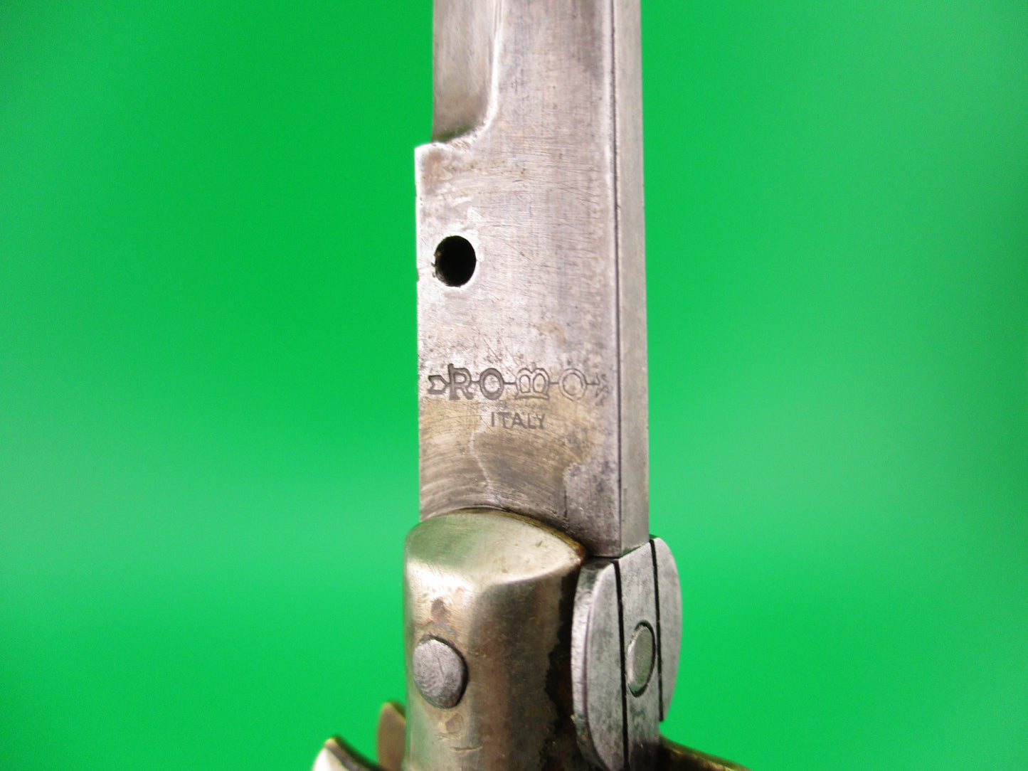 ROMO ITALY 23cm Italian Picklock 1950s vintage Bayonet Horn automatic knife