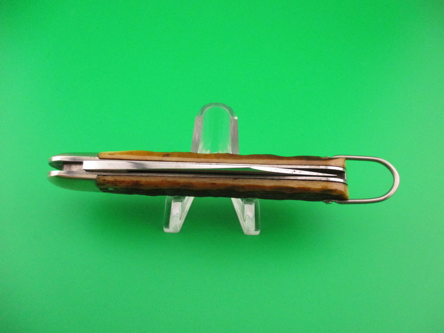 PRESTO M2 Bone WWII vintage Paratrooper automatic knife Near Mint!