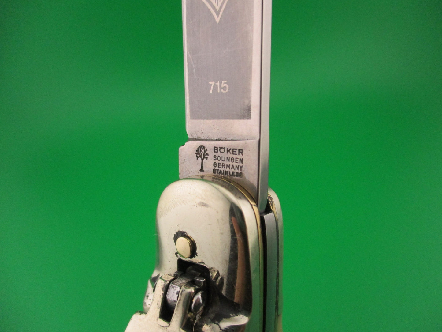 BOKER TREE BRAND 715 German Lever Stag Classic automatic knife