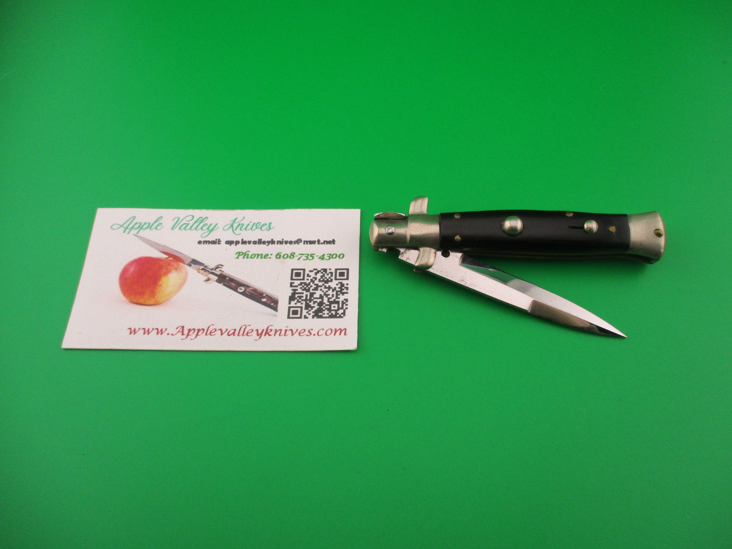 S.M. CO. ITALY 16cm Italian Picklock 1950s vintage horn automatic knife NOS