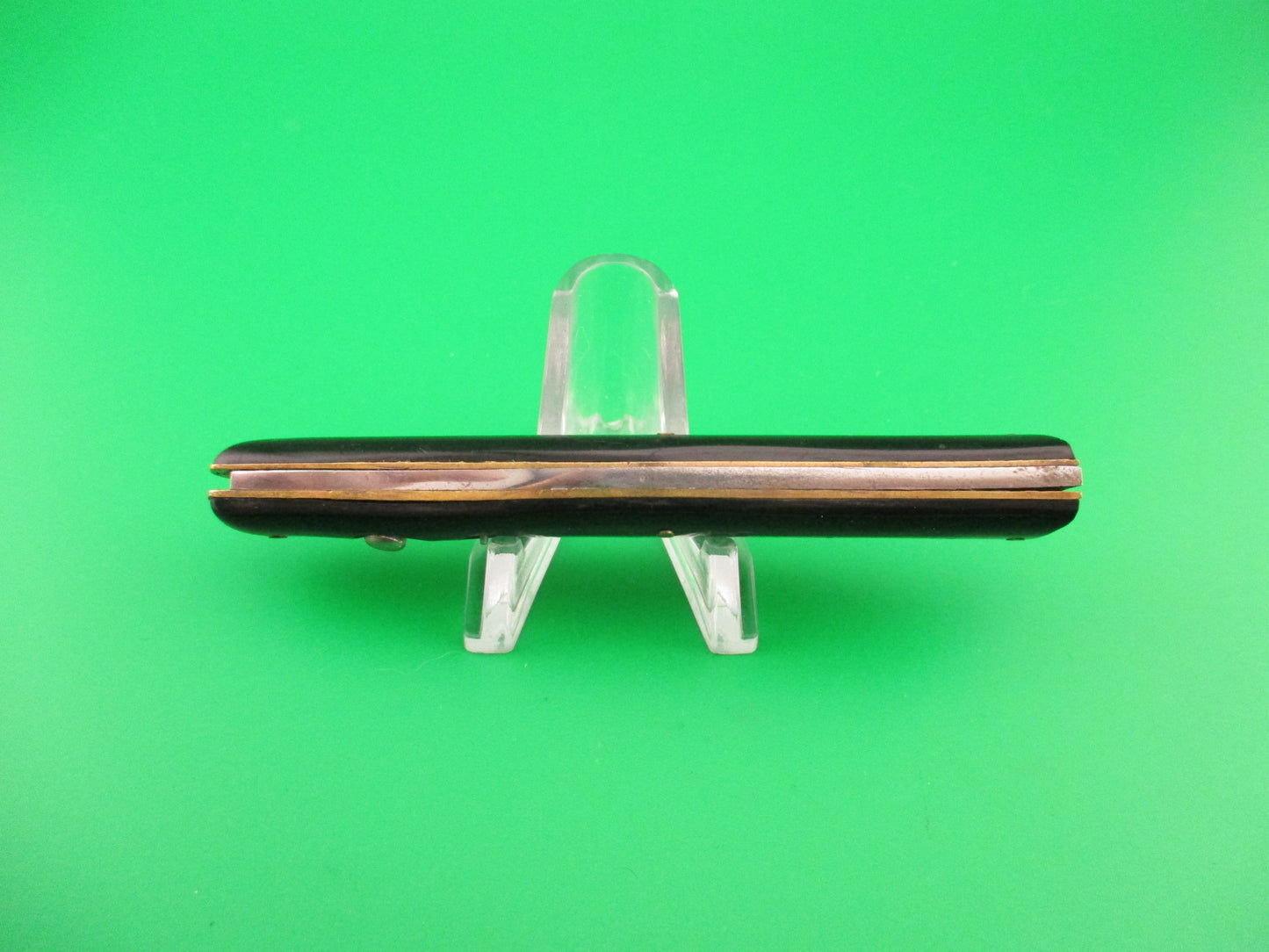 Bonsa SOLINGEN GERMANY Fishtail Black like PRESTO Vintage automatic knife