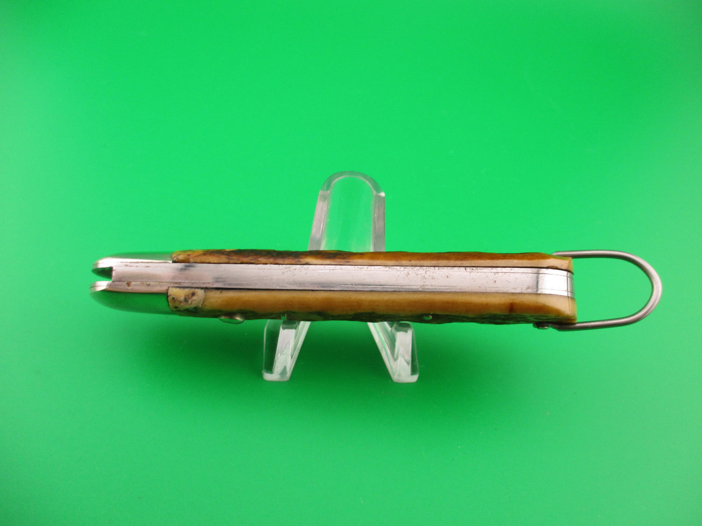 PRESTO M2 Bone WWII vintage Paratrooper automatic knife Near Mint!
