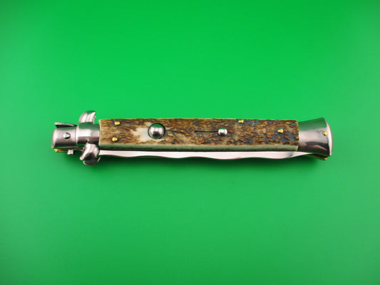 STILETTO ITALY 28cm Italian Stiletto KRIS Stag automatic knife