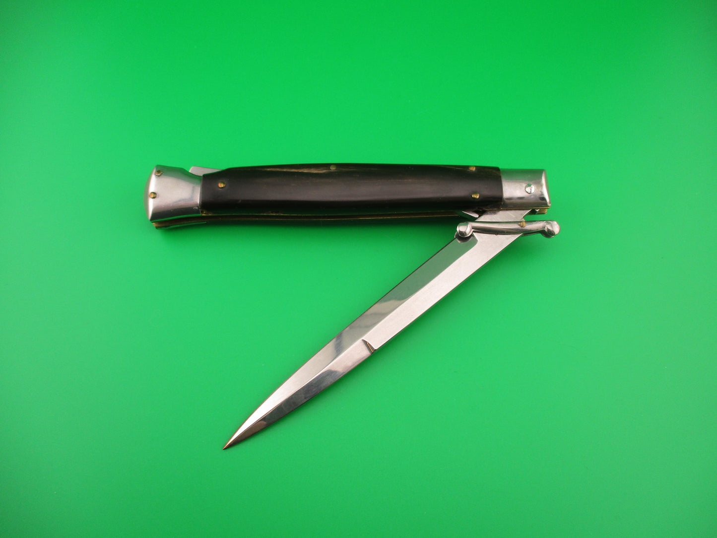 LIMITED EDITION 2004 28cm Italian Swing Guard Frank B Dark horn automatic knife