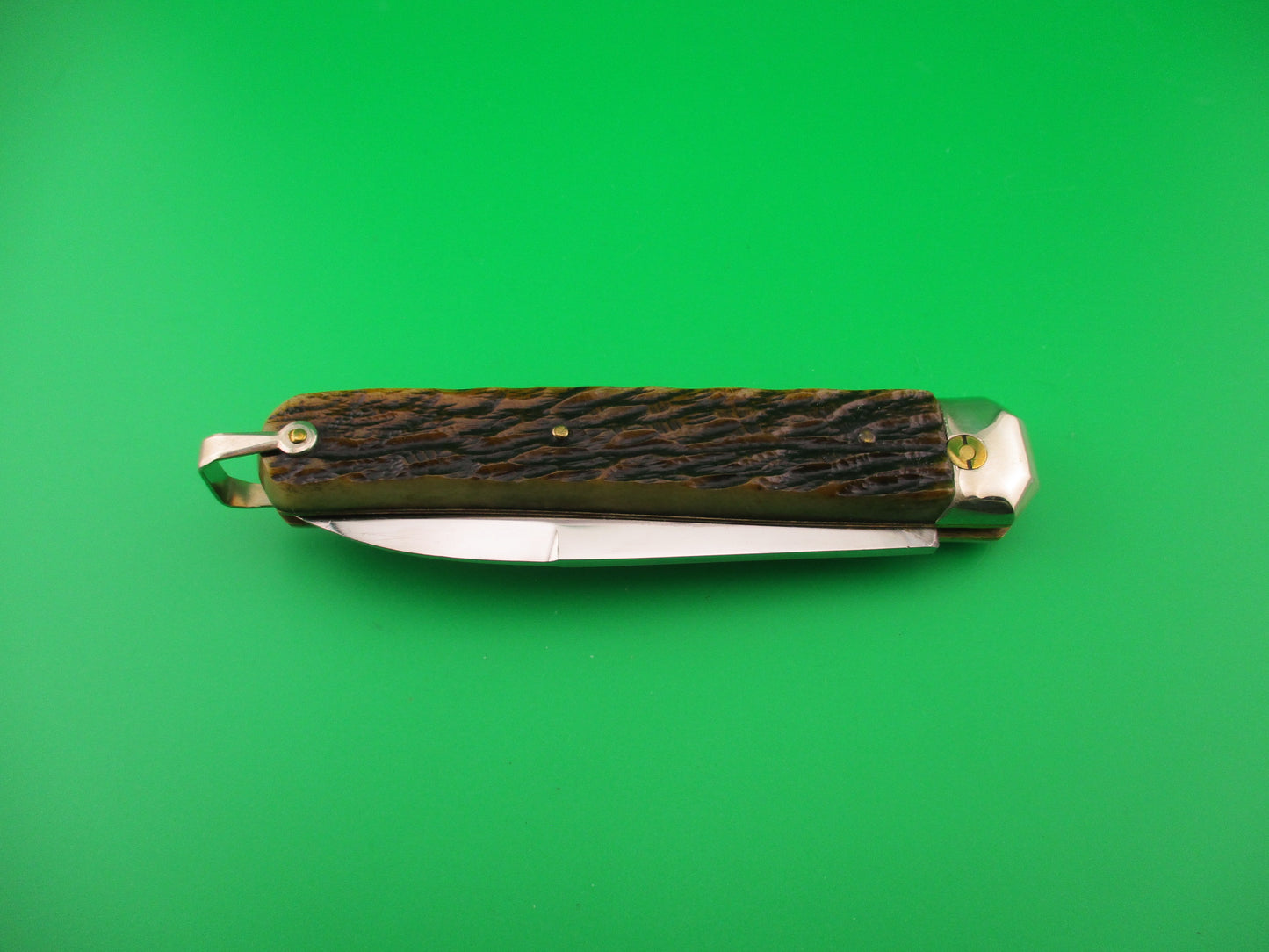INOX 247 BREVETE 21cm French Couteau Jigged bone vintage automatic knife