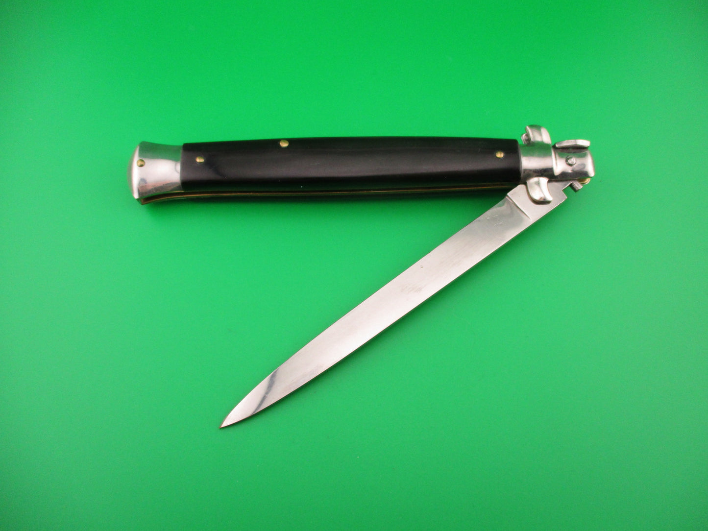 MADE ITALY 33cm Italian Swivel bolster vintage automatic knife