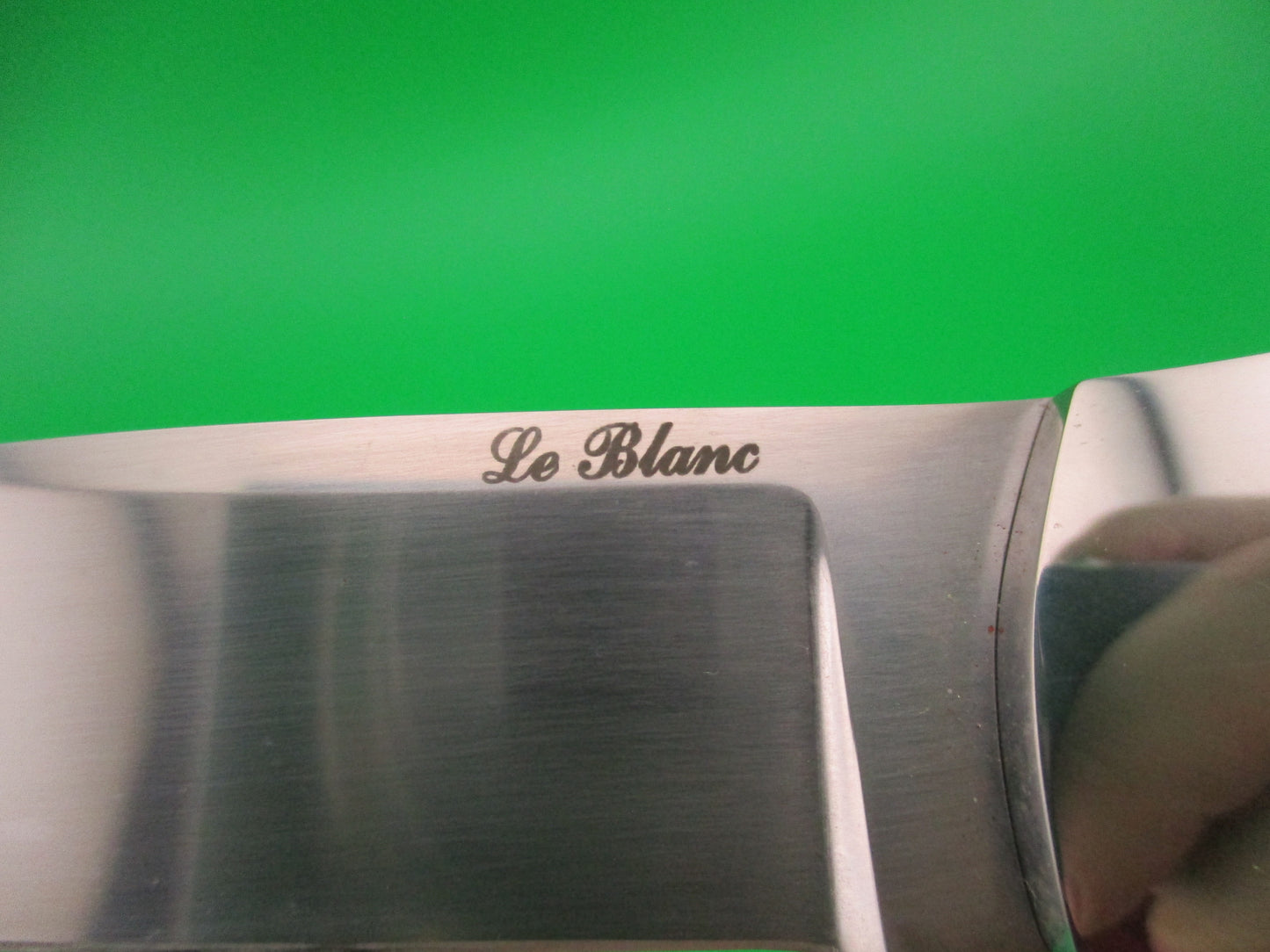 Le Blanc Custom 7 1/8" Interframe Mammoth Ivory automatic knife
