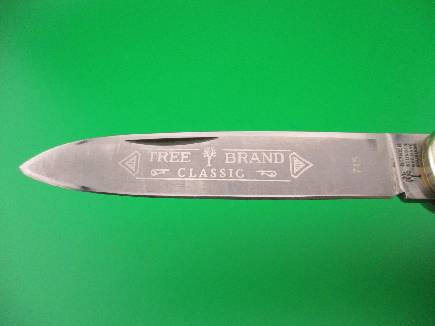 BOKER TREE BRAND 715 German Lever Stag Classic automatic knife