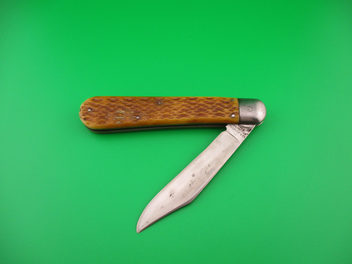 PRESTO #3000 Large Hunter Jigged bone Vintage automatic knife