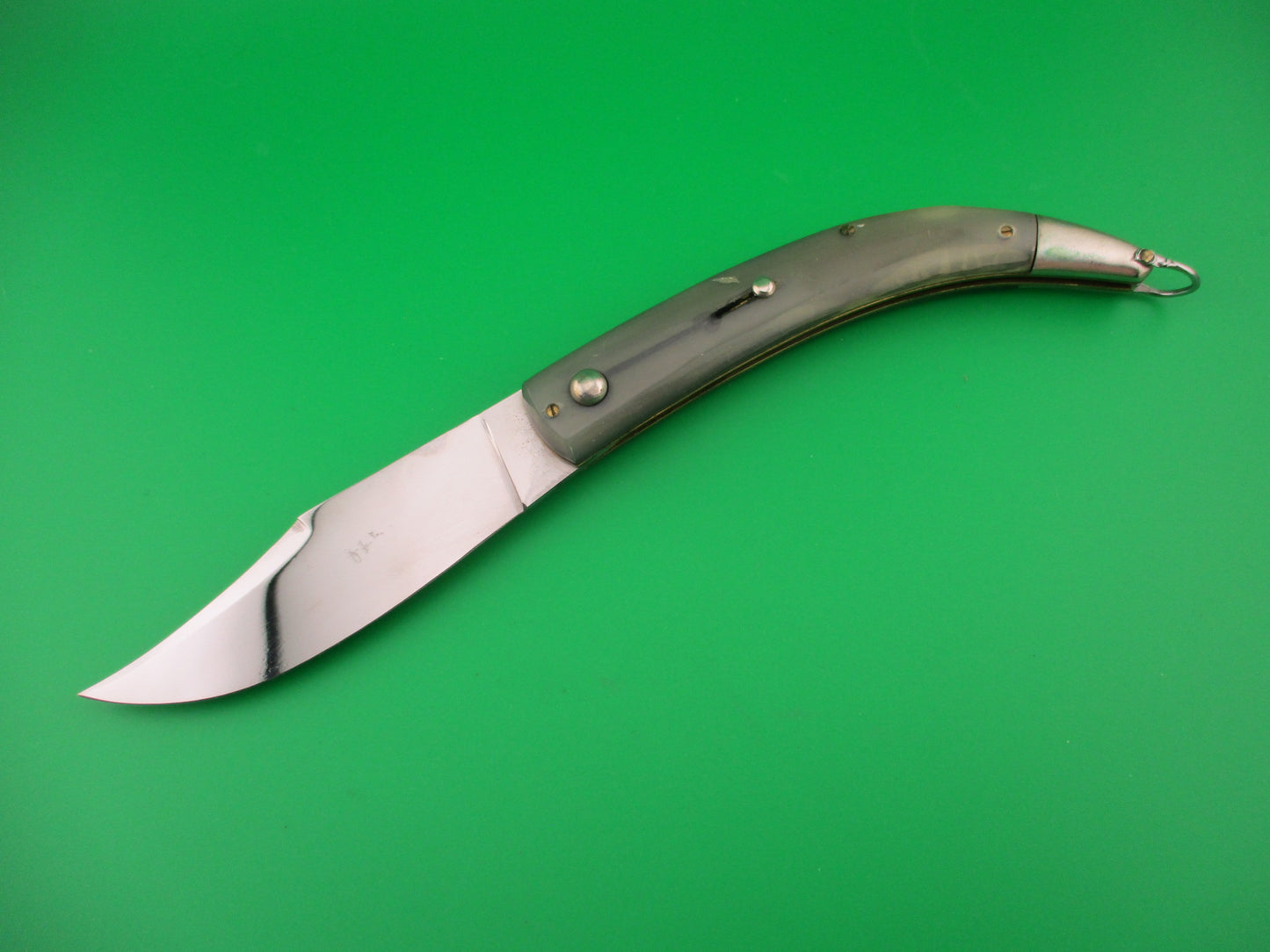 INOX 22cm Italian Vintage 1960s CATALANA curved automatic knife