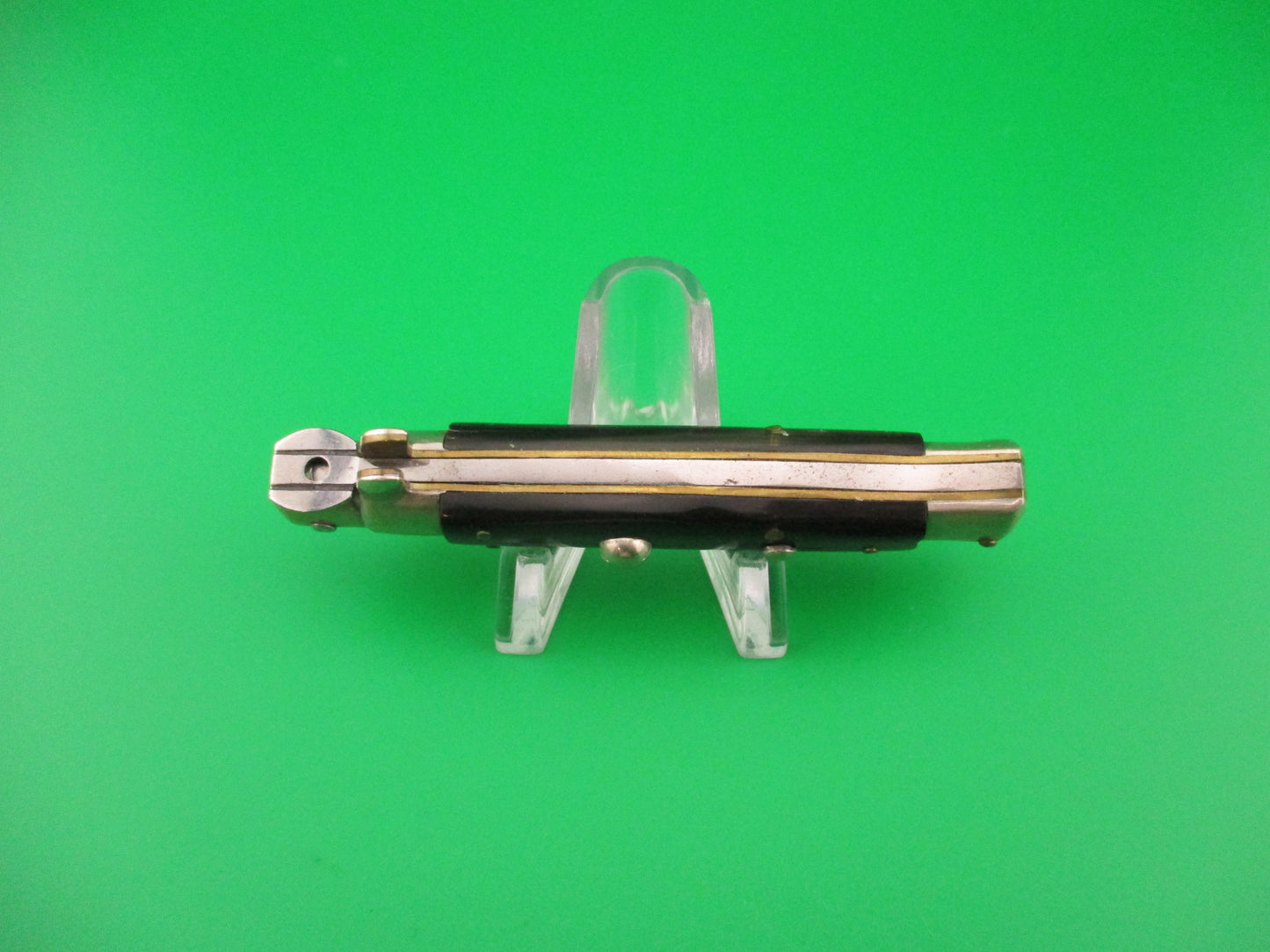 S.M. CO. ITALY 16cm Italian Picklock 1950s vintage horn automatic knife NOS