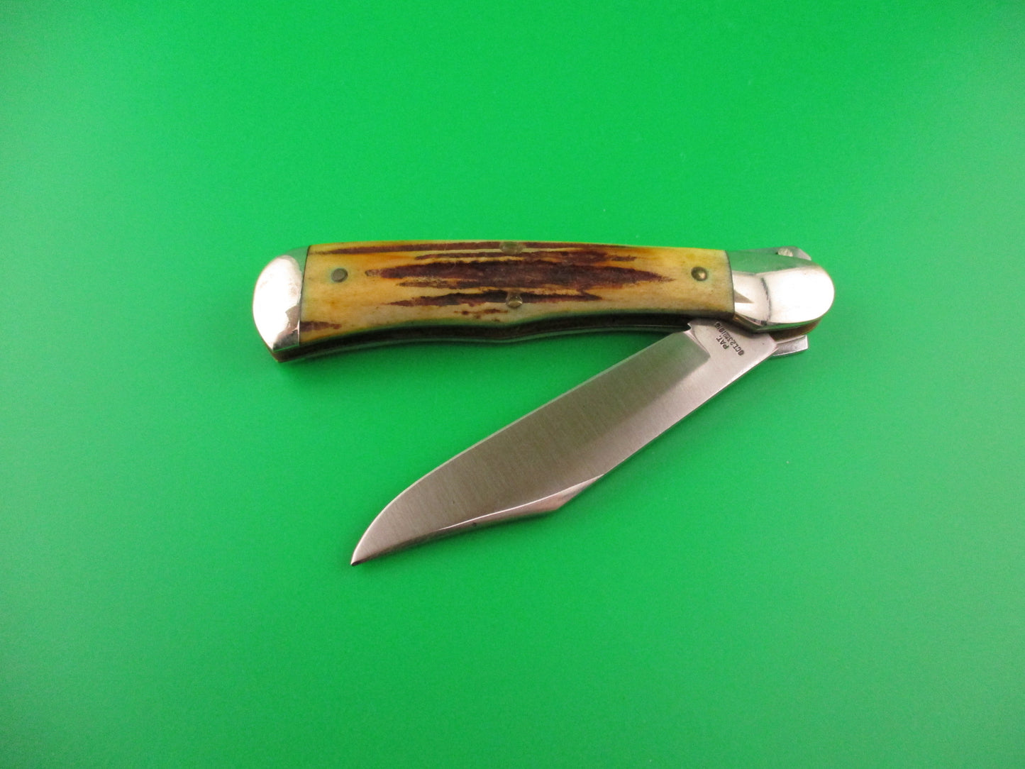 Aerial AC MFG Co Marinette, WIS Stag Lever K112 switchblade knife