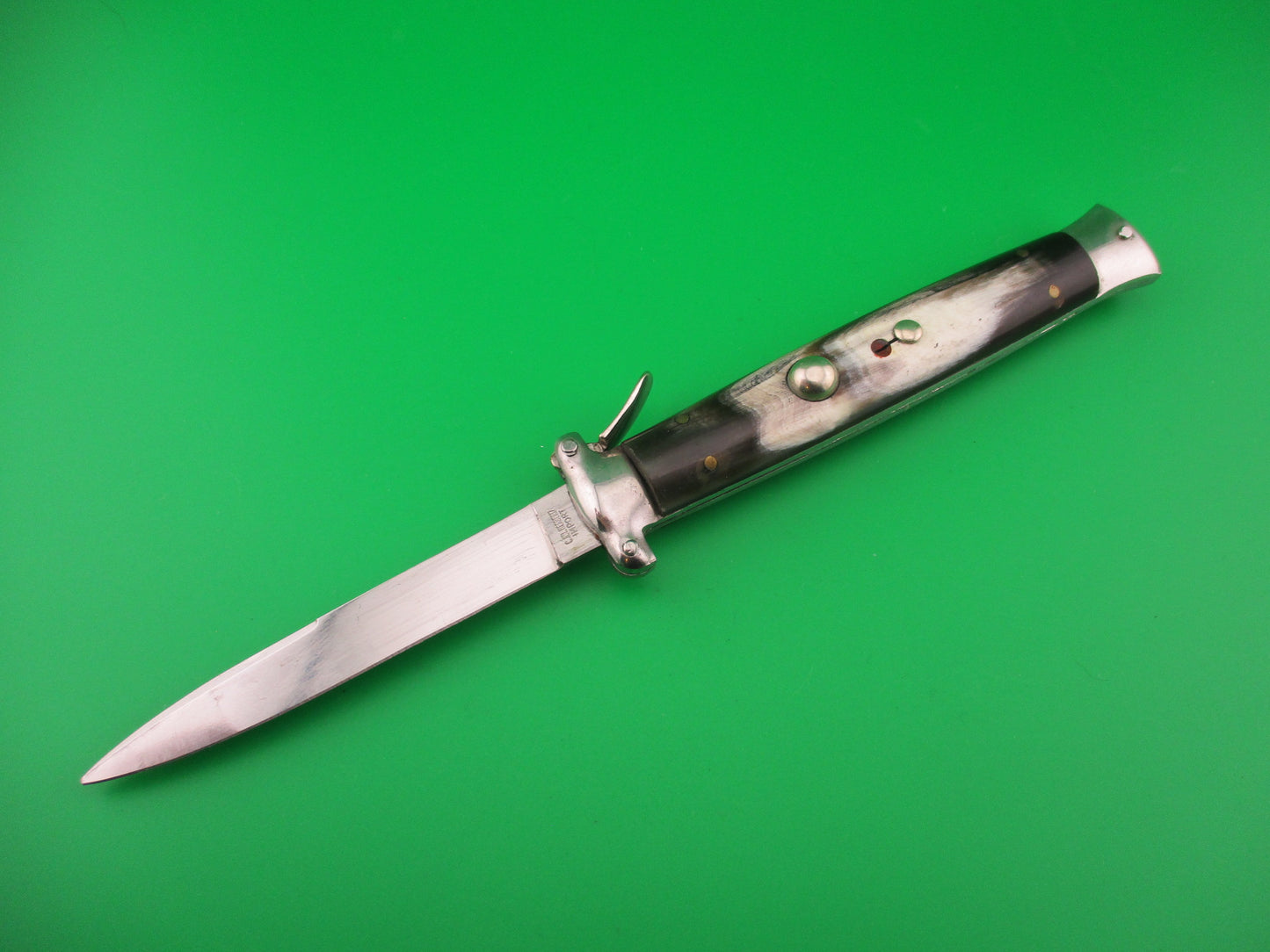 C JUL HERBERTZ 21cm 1960s Italian Trapdoor OTF switchblade knife NOS