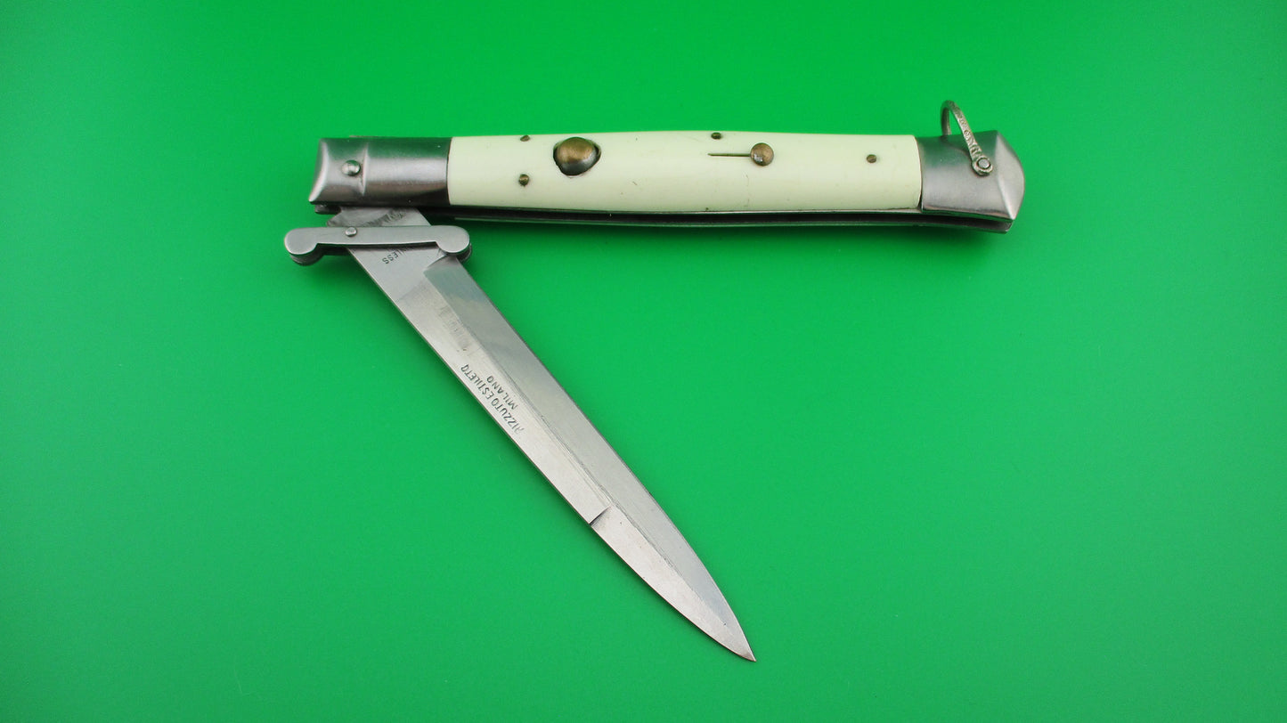 Rizzuto Estileto Milano 27cm Japanese Swing guard White vintage automatic knife