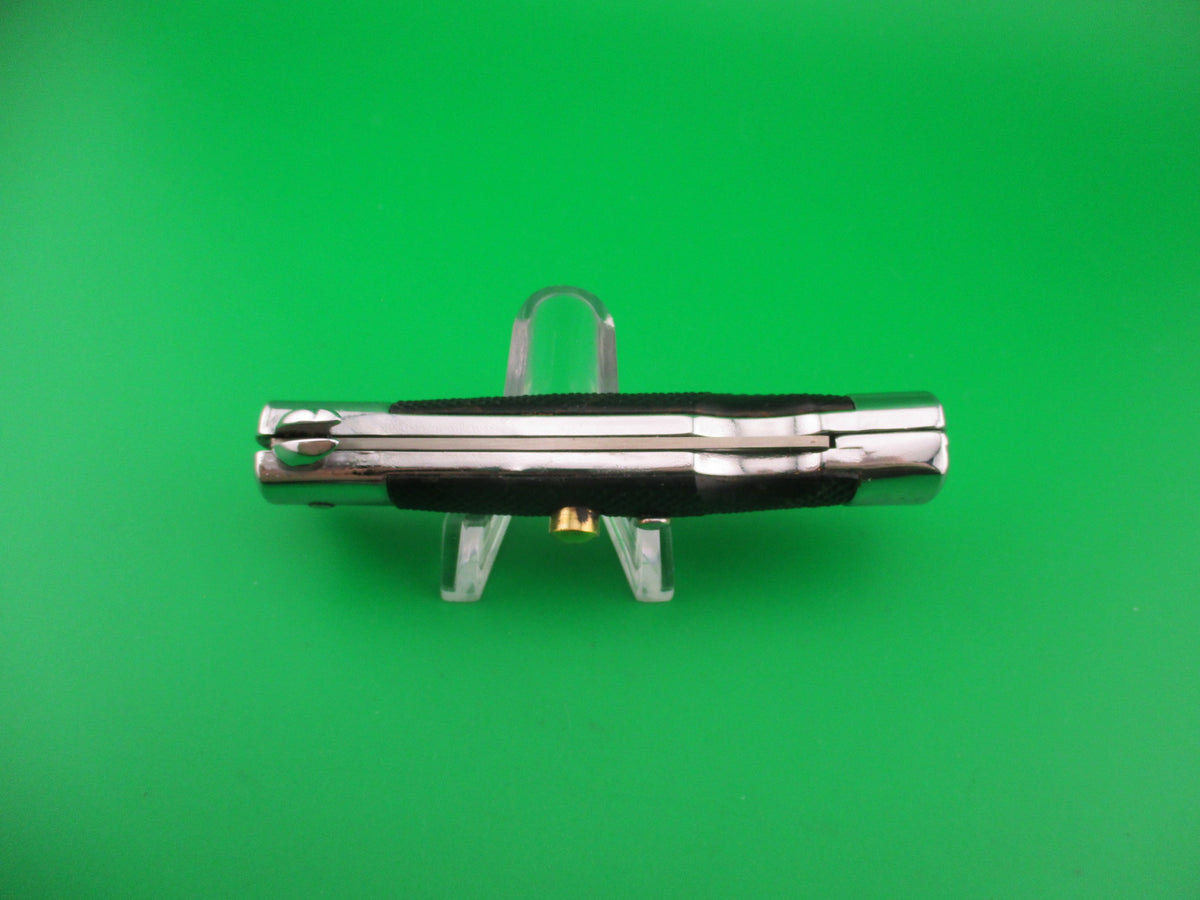 18cm Spanish MATADOR Coilspring Lockback curved guards automatic knife Etched