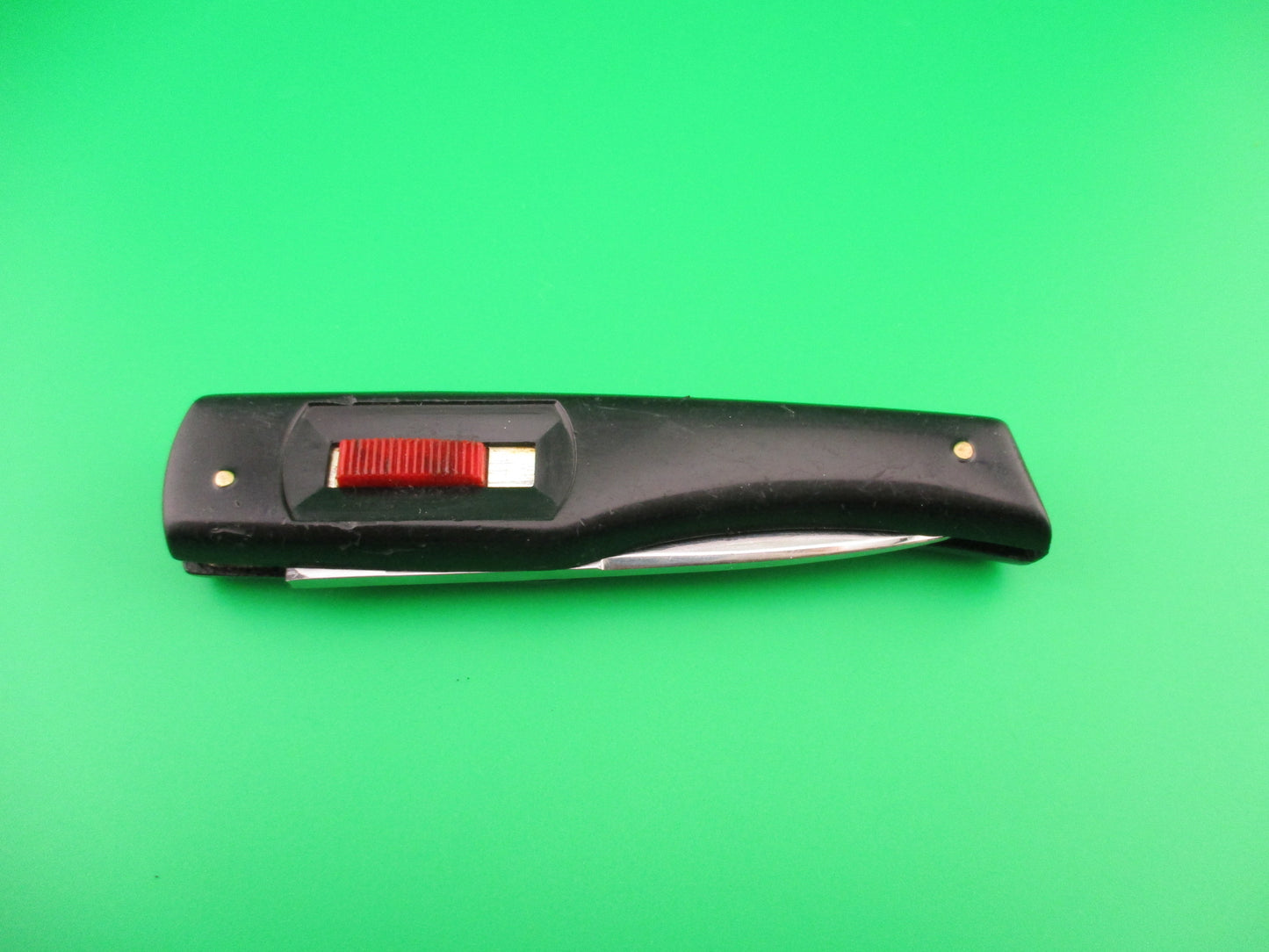 Ackermannchen ROSTFREI 20cm Italian Collini Flylock Black automatic knife