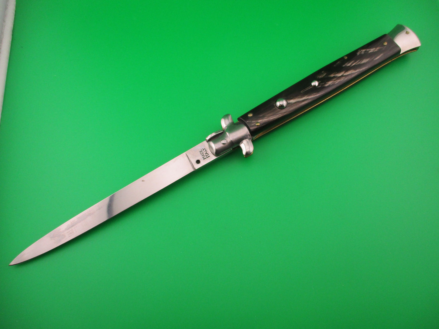 MADE ITALY 33cm Italian Swivel bolster vintage automatic knife