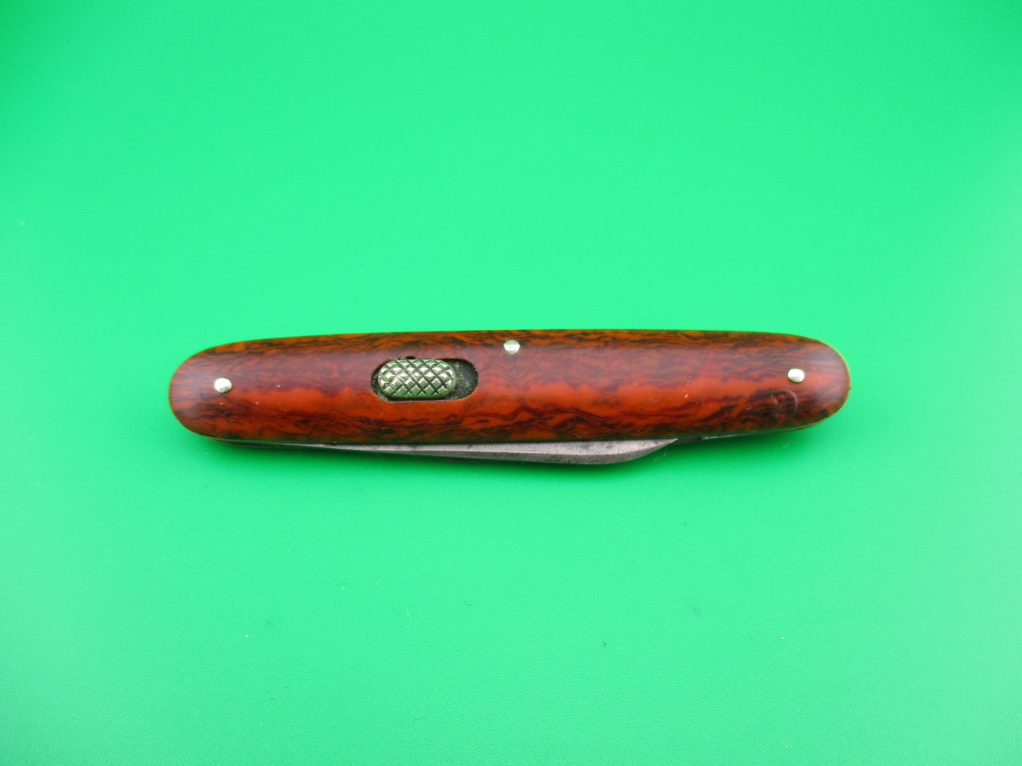 CHALLENGE CUT CO double Cocobolo celluloid automatic knife