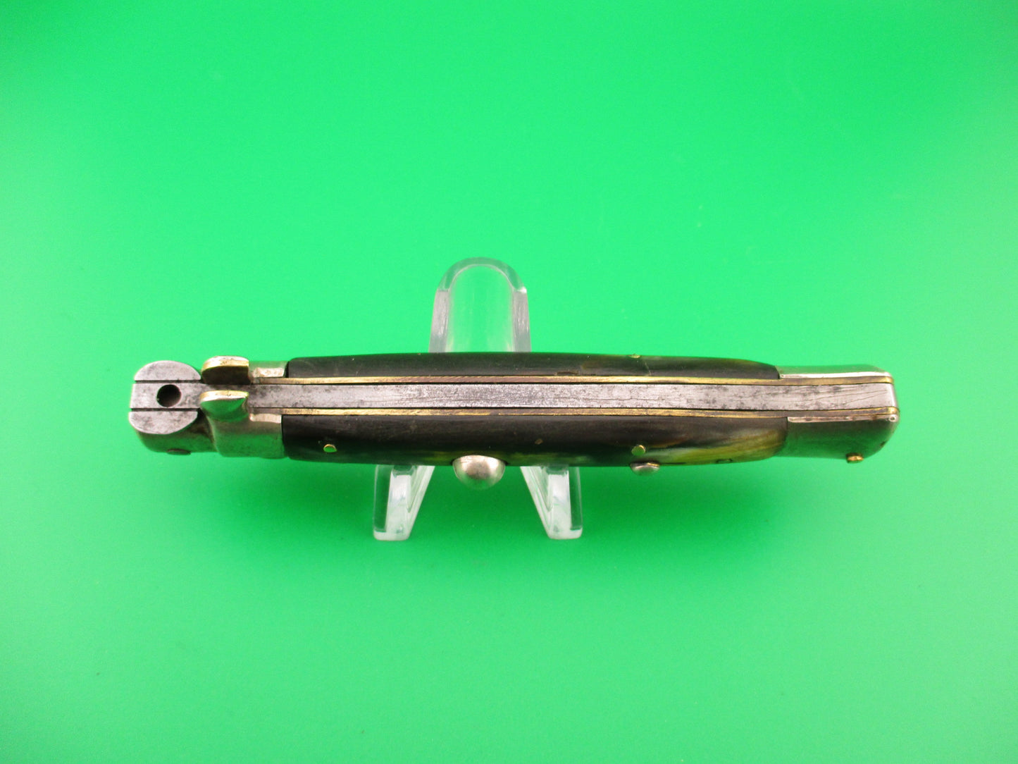 ROMO ITALY 23cm Italian Picklock 1950s vintage Bayonet Horn automatic knife