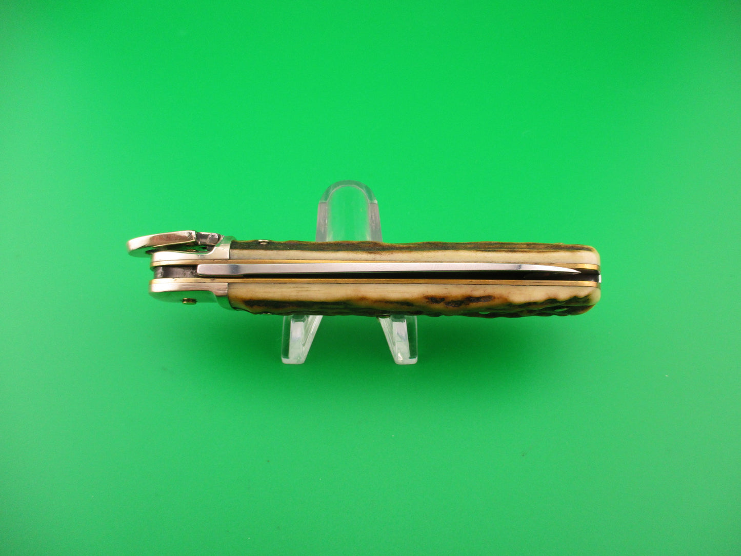 BOKER TREE BRAND 715 German Lever Stag Classic automatic knife