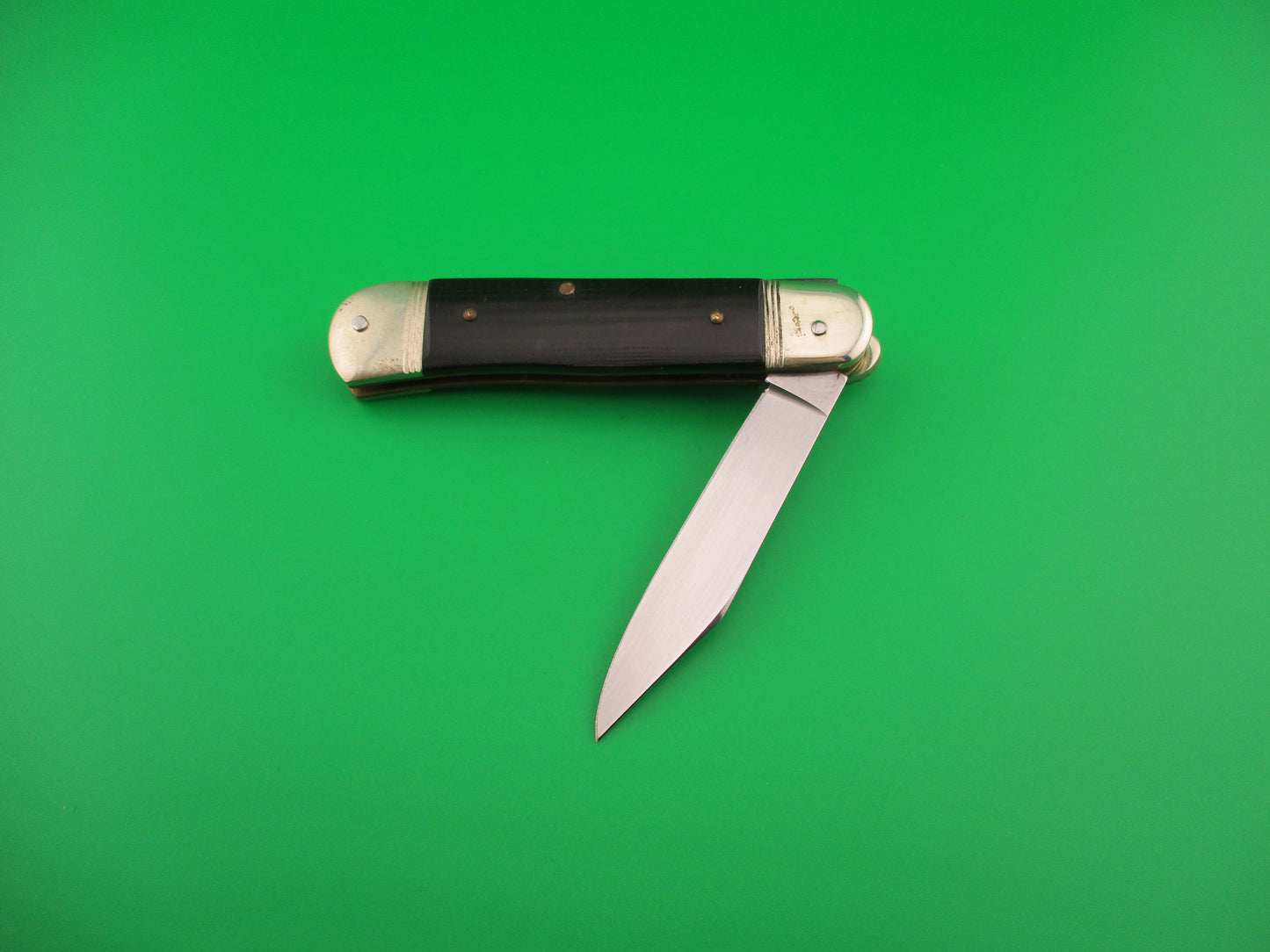 Hubertus Liliput 8cm German Lever Micarta vintage automatic knife