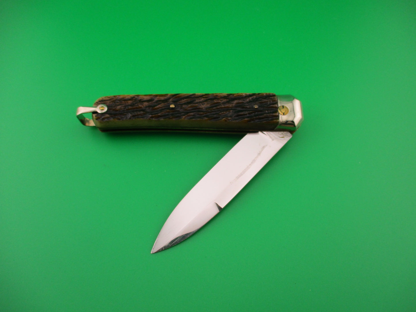 INOX 247 BREVETE 21cm French Couteau Jigged bone vintage automatic knife