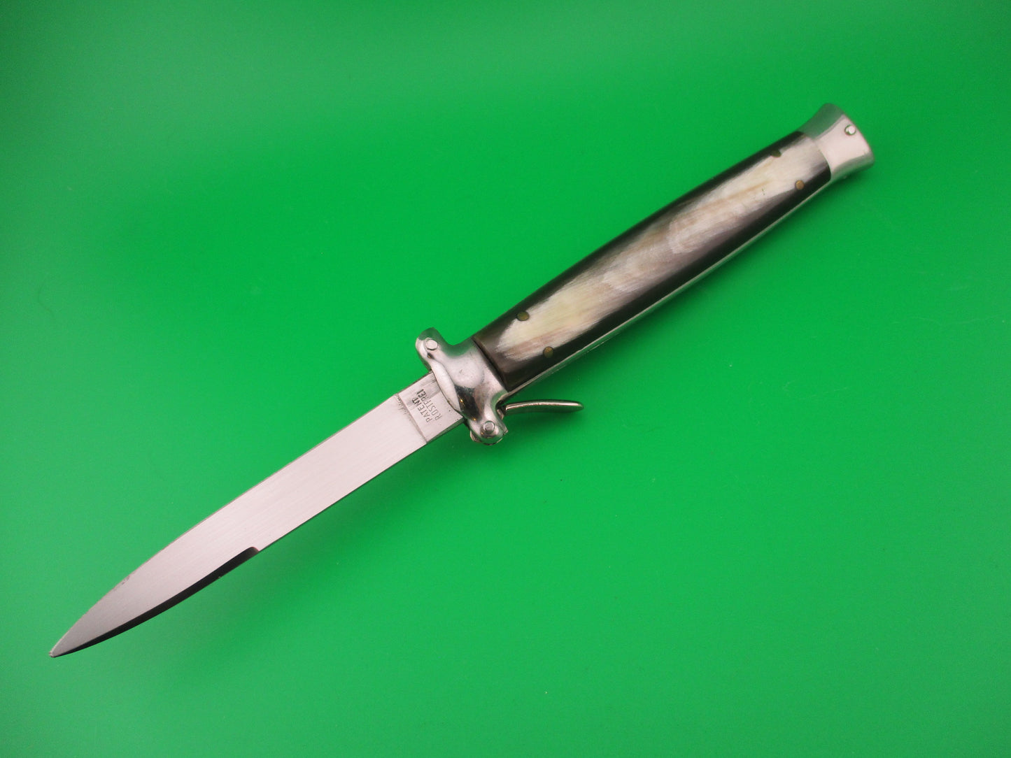 C JUL HERBERTZ 21cm 1960s Italian Trapdoor OTF switchblade knife NOS