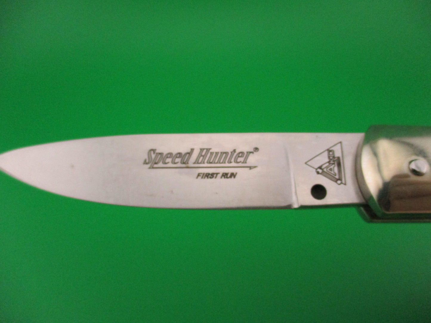 AKC 18cm Italian Lockback Horn Speed Hunter First Run automatic knife