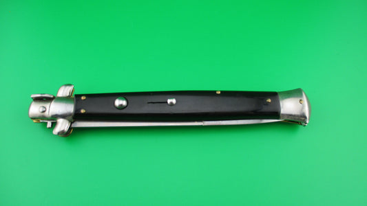 z INOX ITALY STAINLESS 33cm Italian Bayonet blade Black Stiletto switchblade knife