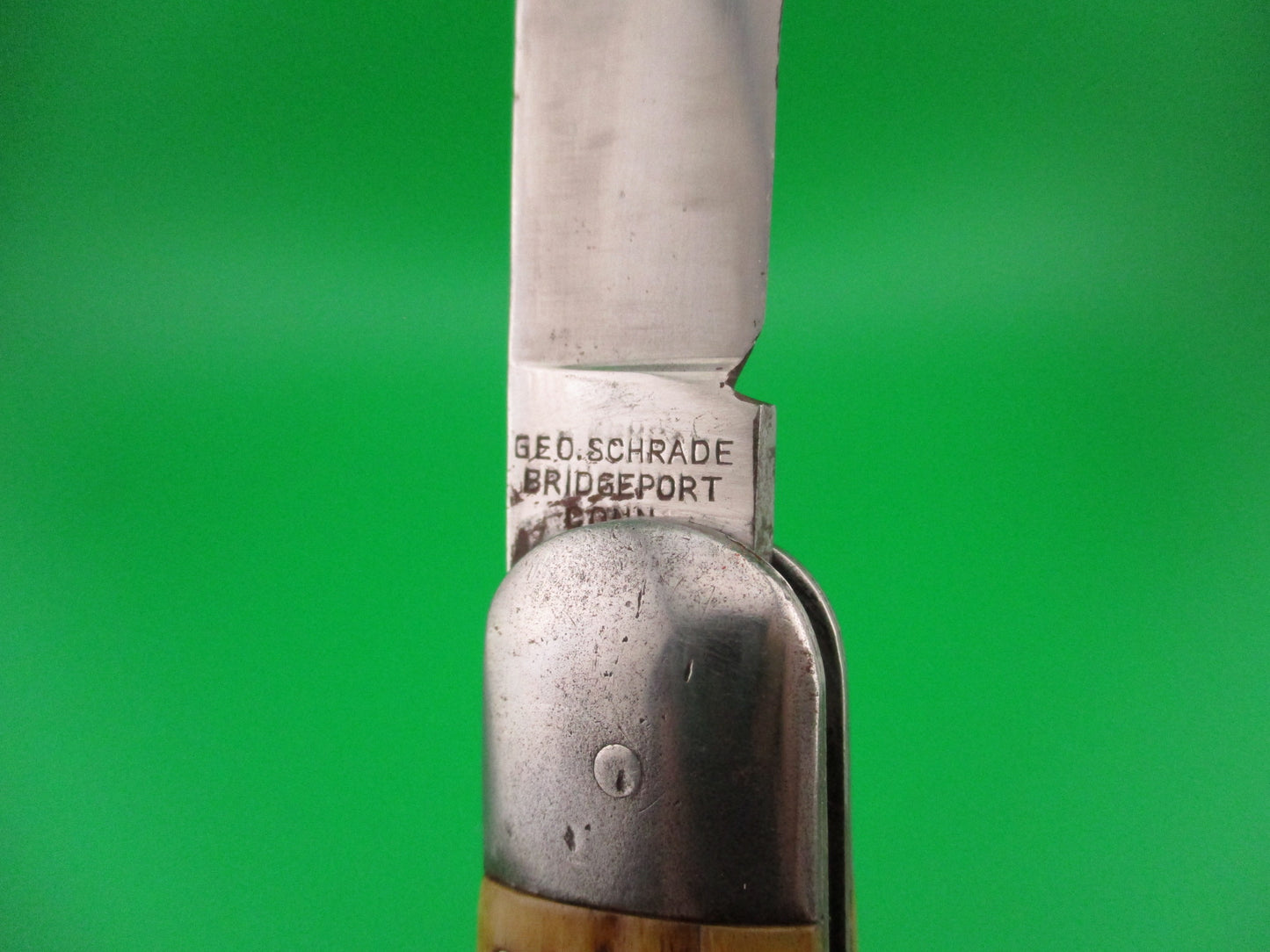 PRESTO #3000 Large Hunter Jigged bone Vintage automatic knife