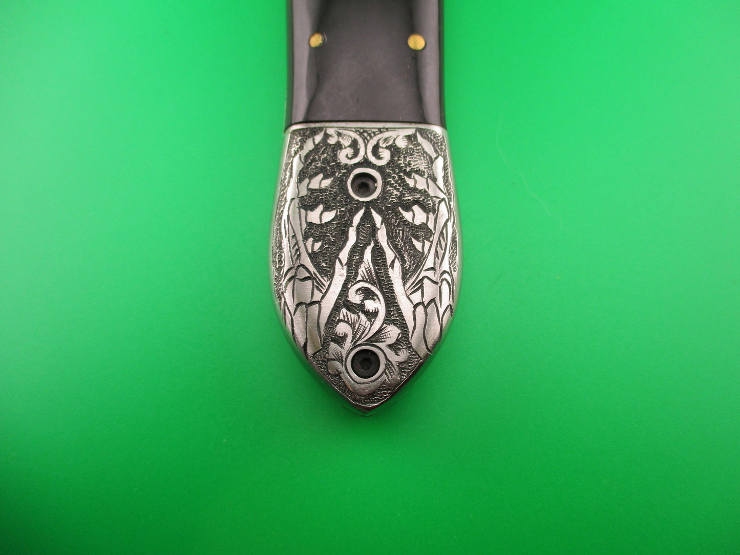 Grim Reaper Skull Button 29cm Custom Automatic Knife by Orang Zaib