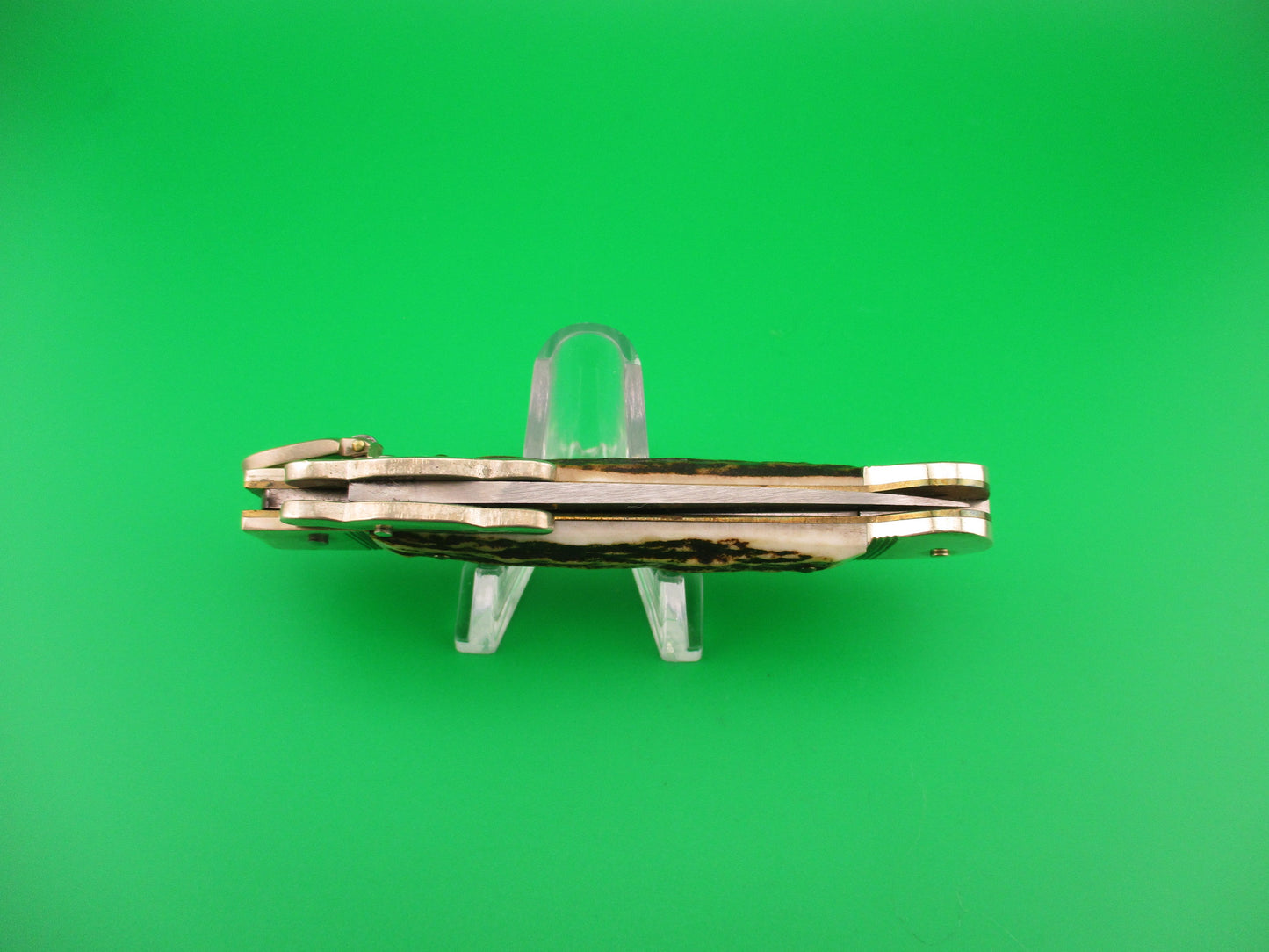 THE GUARDIAN Hubertus Solingen 18cm German Stag swing guard Dagger switchblade