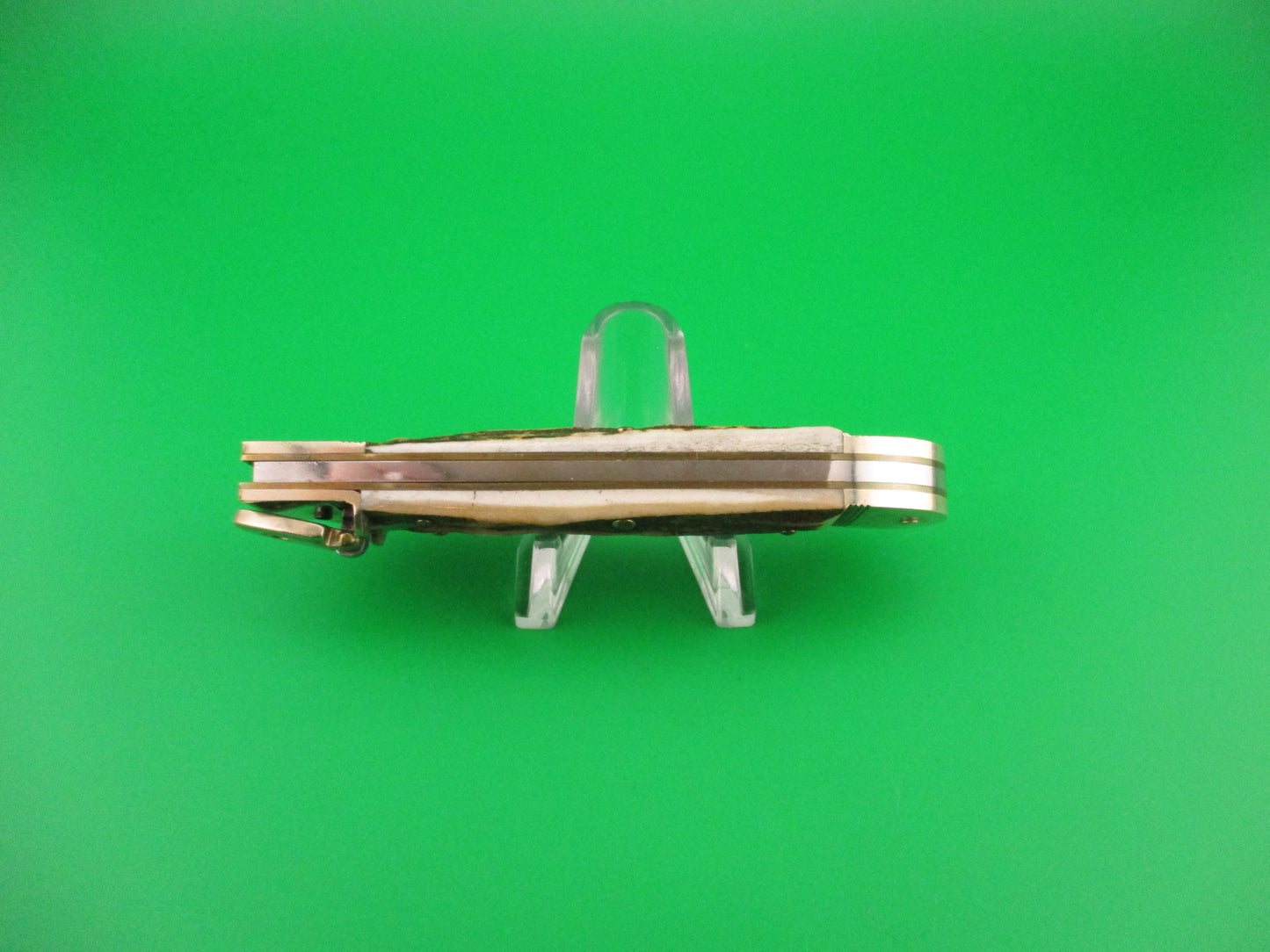 THE GUARDIAN Hubertus Solingen 18cm German Stag swing guard Dagger switchblade