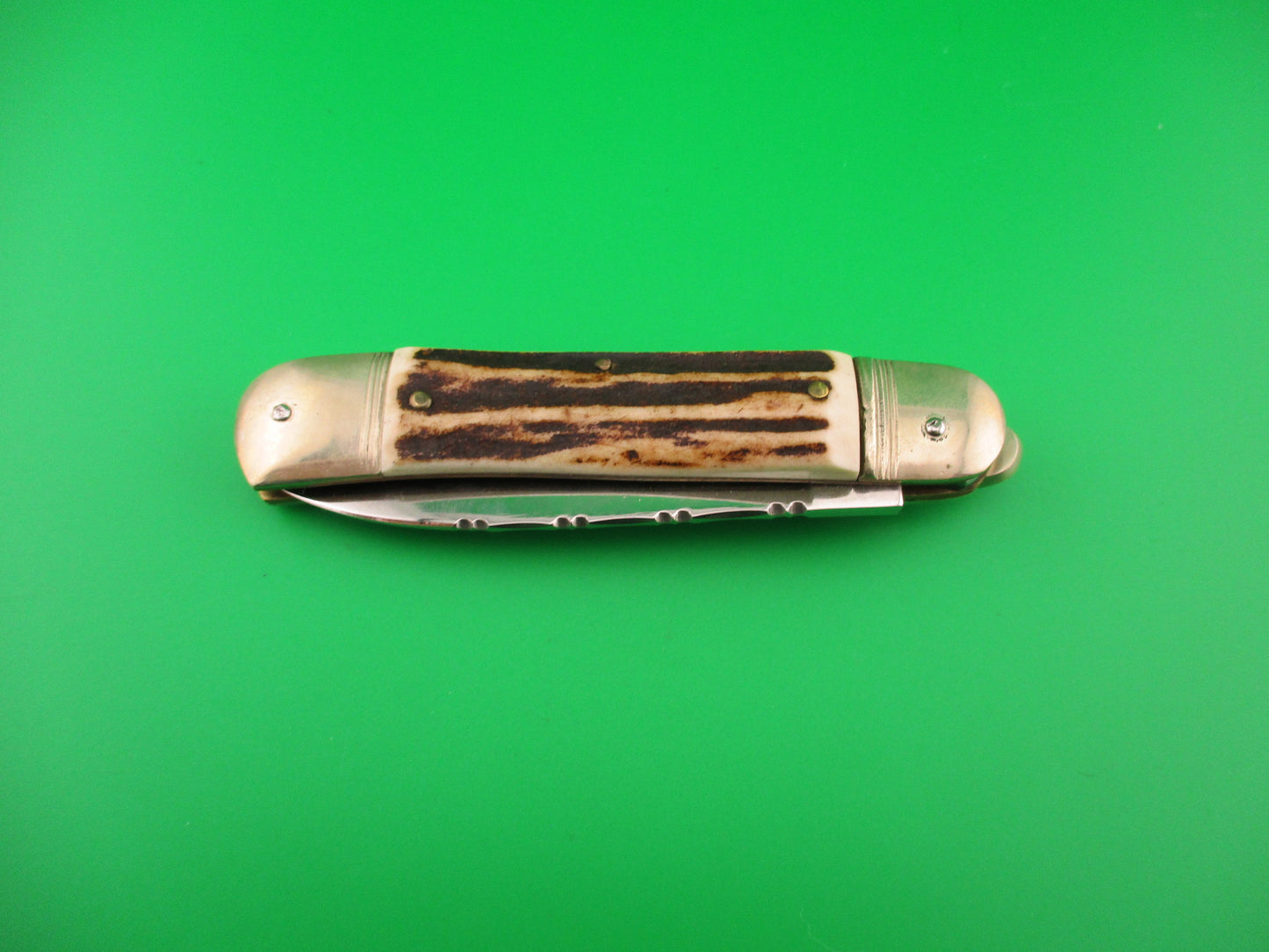 WRCA Hubertus 1985 Club Knife #11 of 65 11cm German Lever Stag automatic knife