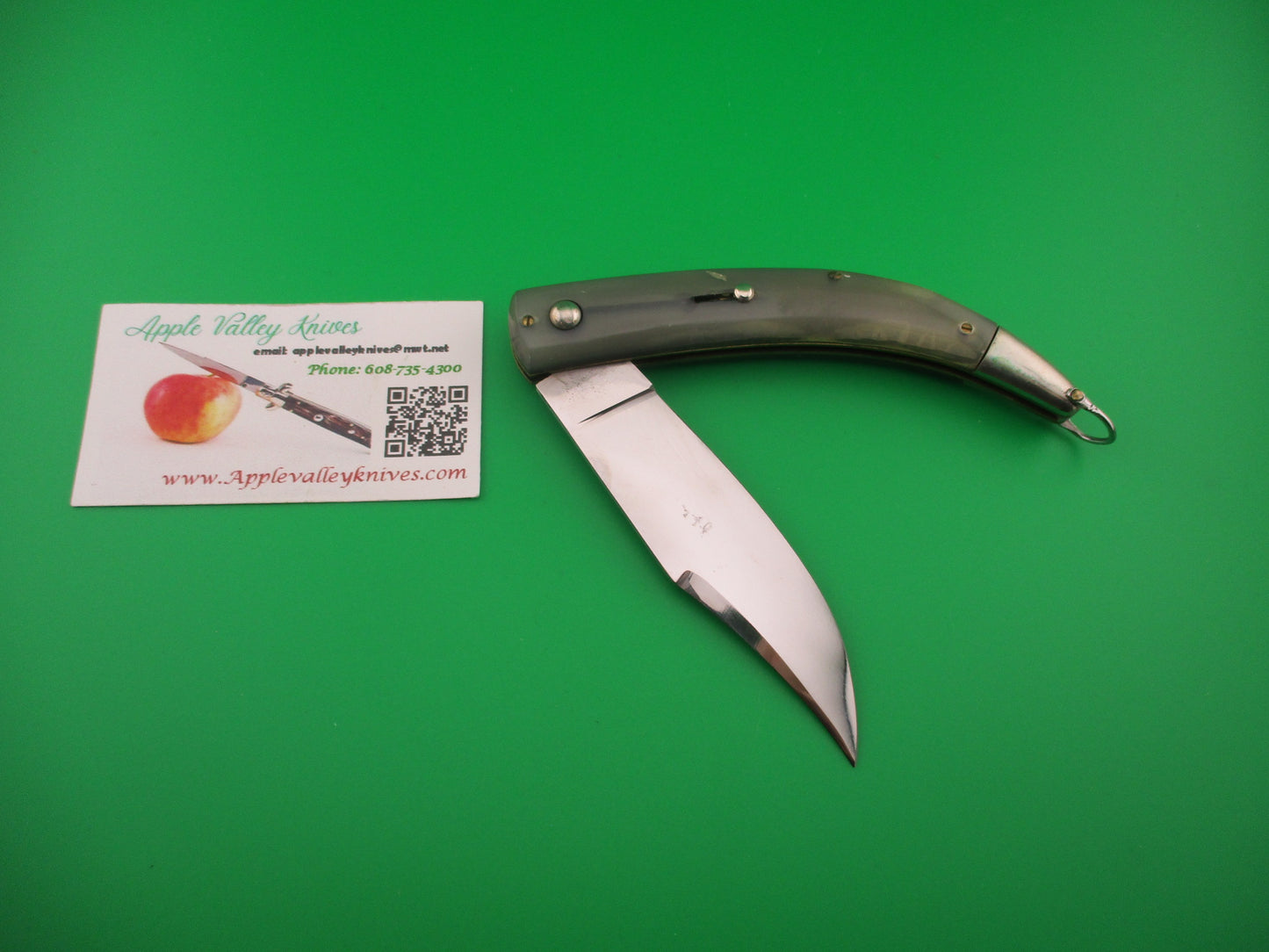 INOX 22cm Italian Vintage 1960s CATALANA curved automatic knife