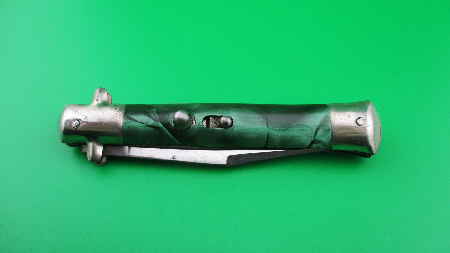 INOX 18cm Italian Tourist knife Green pearl BoBc automatic knife