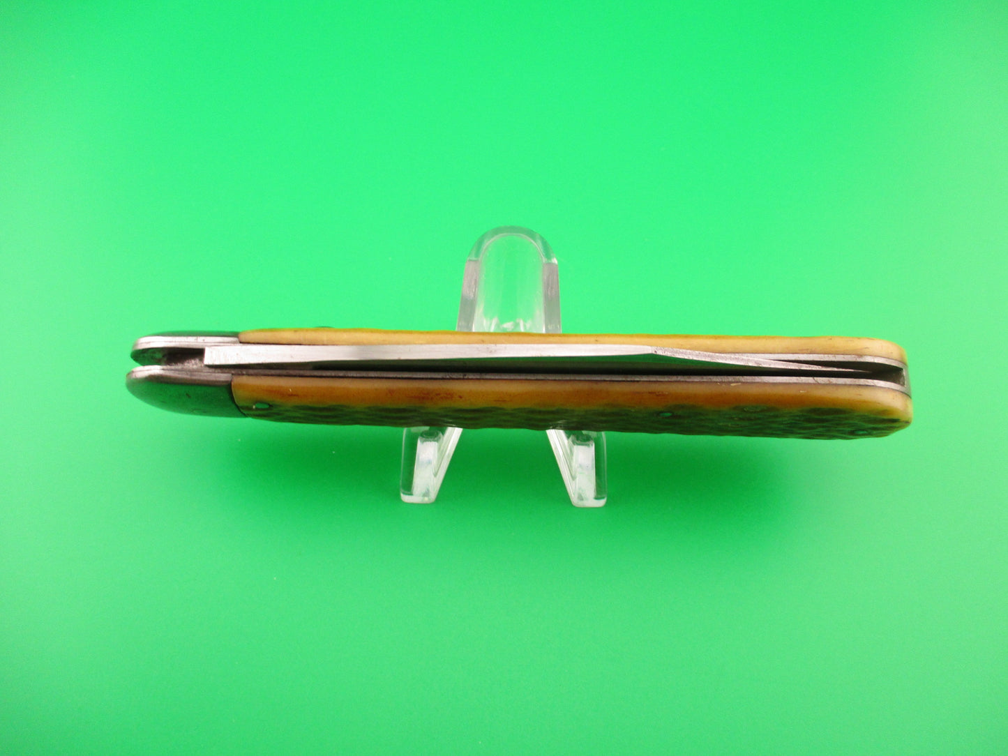 PRESTO #3000 Large Hunter Jigged bone Vintage automatic knife