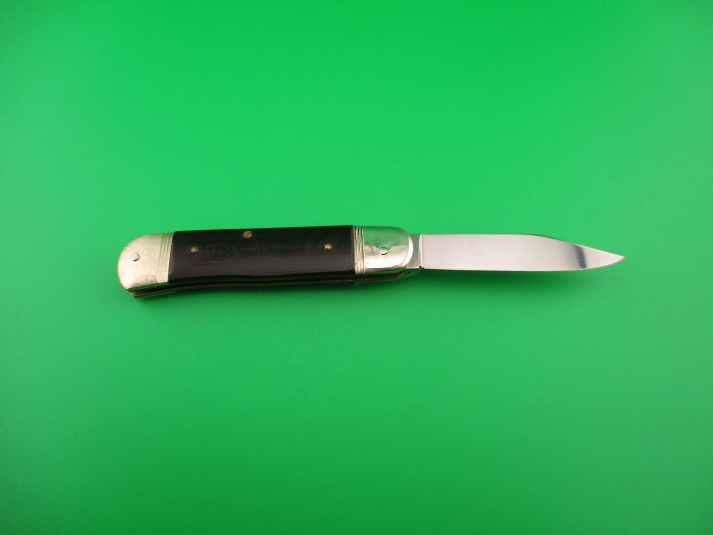 Hubertus Liliput 8cm German Lever Micarta vintage automatic knife