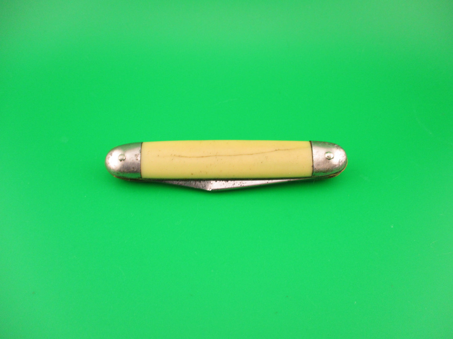 Colonial SHUR-SNAP Cigar Jack Cream Saber clip blade automatic knife