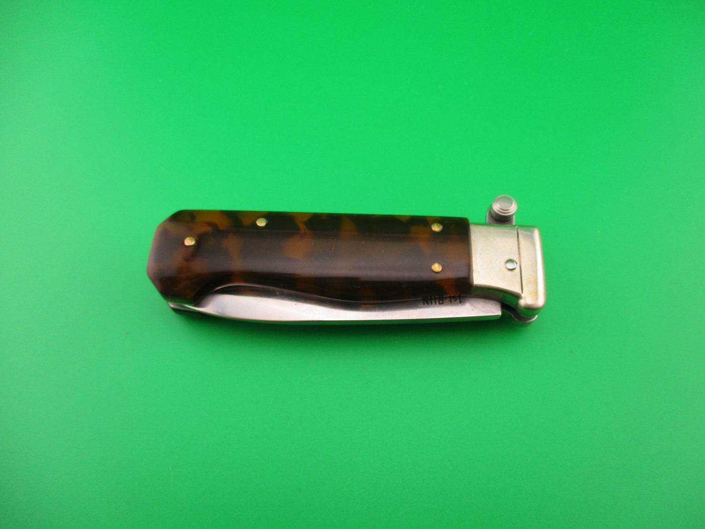 AGA CAMPOLIN 2019 17cm Italian FIRST RUN Piccolo Tortoise automatic knife