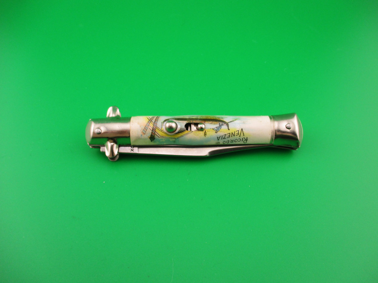 INOX 18cm Italian Ricordo di Venezia Souvenir of Venice automatic knife