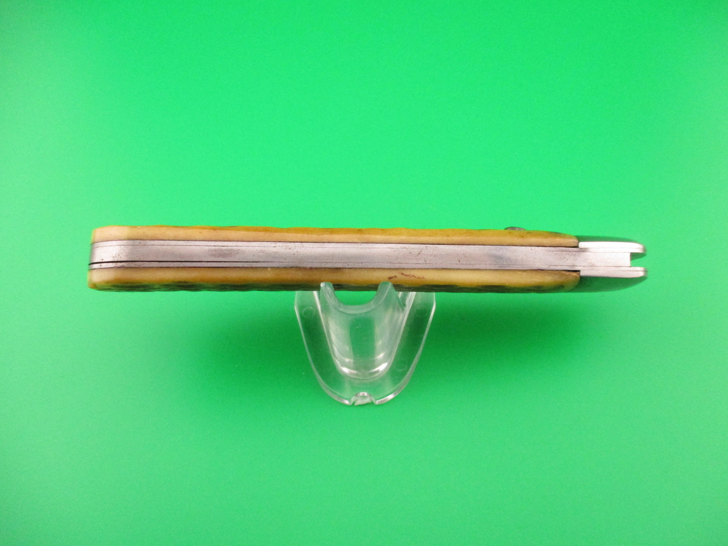 PRESTO #3000 Large Hunter Jigged bone Vintage automatic knife