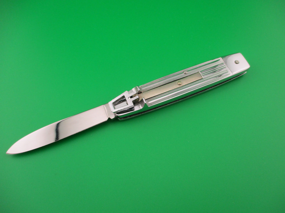 Bonsa SOLINGEN GERMANY 10cm German Hollow Lever All metal automatic knife