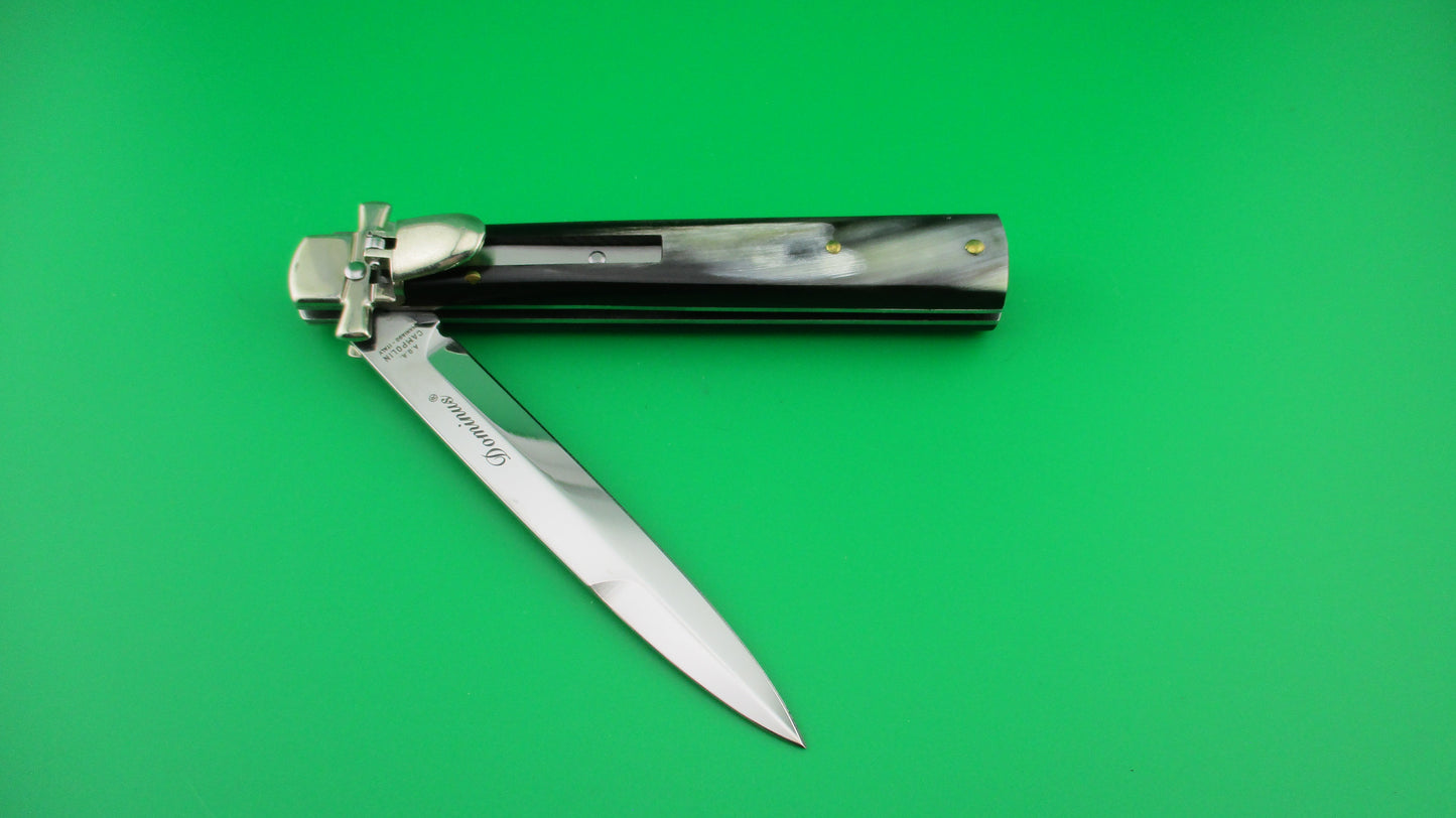z AGA CAMPOLIN 23cm Dominus Italian Lever release automatic knife NIB