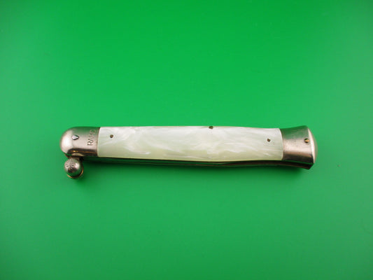 RAPID SZL ROSTFREI 25cm Italian Knob open manual Pearlex vintage knife